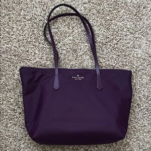 Kate Spade Deep Purple Tote